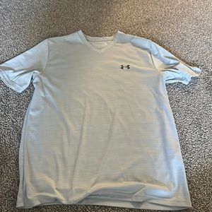 Gray Under Armour Workout Shirt